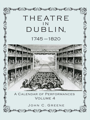 cover image of Theatre in Dublin, 1745&#8211;1820